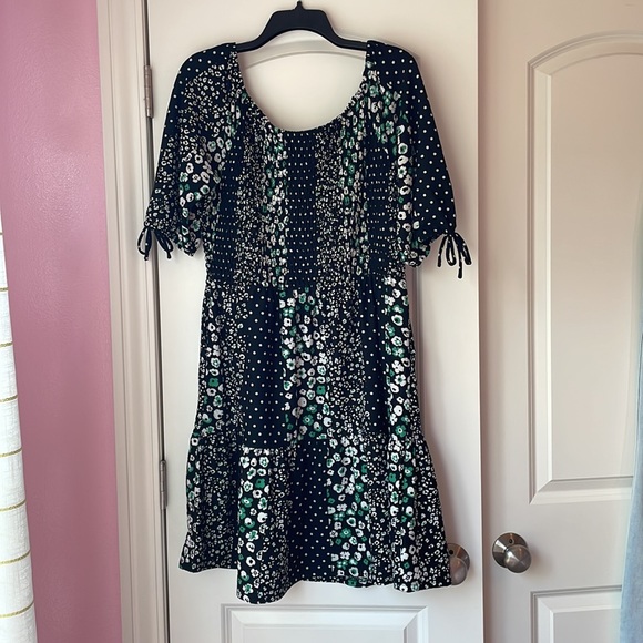 Cato Green, Black & White Midi Dress Size XL - Picture 2 of 9